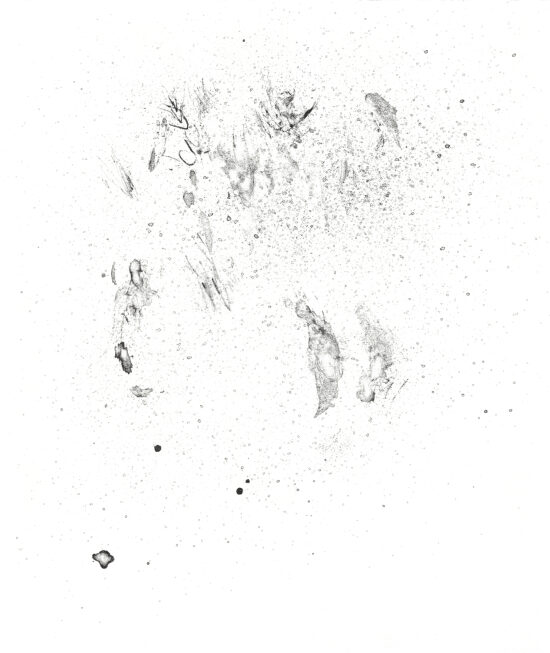Sans titre, un passant, lithographie, 2018, 25,5/30,5 cm